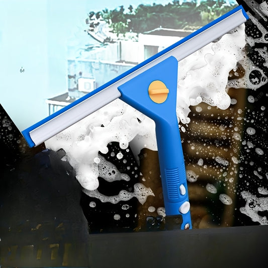 Window scraper cleaner professional window cleaning tool kit, with scraper and scrubber, detachable glass cleaning tool, with 53.0-inch stainless steel rod, suitable for car and home windows, Professional Window Maintenance, Lightweight Tool Kit