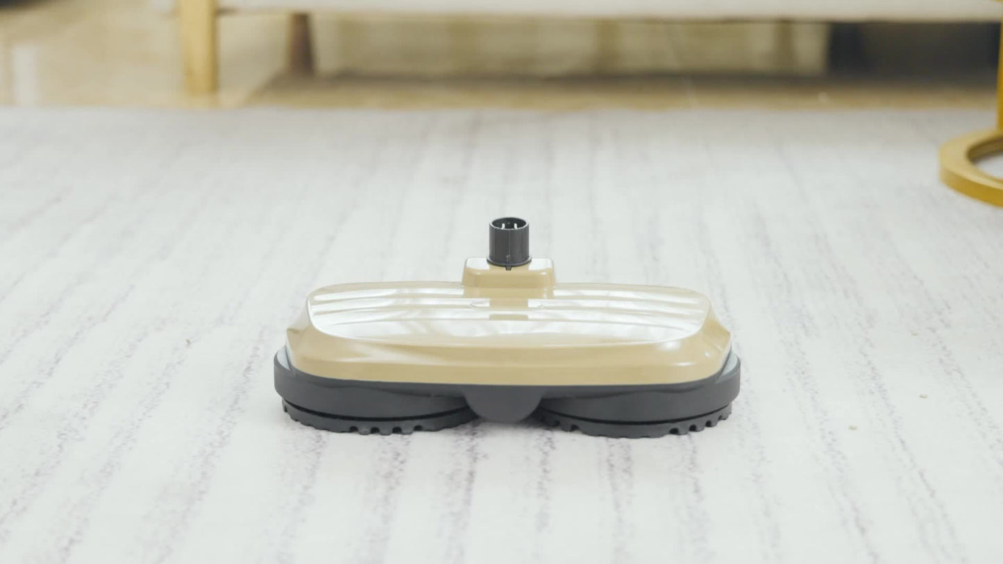 Meet The Steam Mop, 10in 1 Lightweight Spin Mop with Steam Blaster Technology, Scrubbing Steam Mop with Rotating Mop Pads, 3 Steam Modes & LED Headlights for Hard Floor Laminate Marble Floors