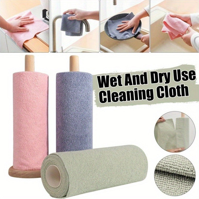 20\u002F50pcs Of Ultra-fine Fiber Cleaning Cloth, Multifunctional Reusable Household Kitchen Towel Roll, Easy to Clean Dishwashing Cloth, Car Cleaning Towel, Car Cleaning Tool, Suitable for Living Room, Bedroom, RV And Kitchen Cleaning Supplies